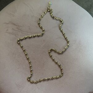 Elegant Gold Chain Skeleton long heavy Necklace